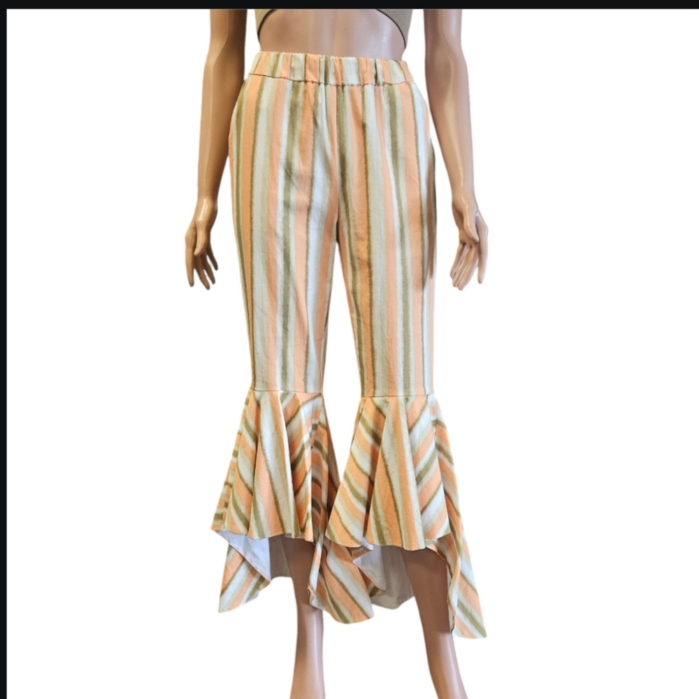 Striped Flared Women's Pants